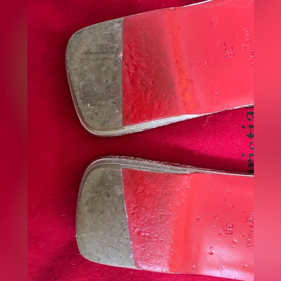 Christian Louboutin Atonetta Flat Sandals - Rose Gold size 38 - Picture 5 of 11